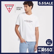 GUESS เสื้อยืดแขนสั้นผู้ชาย รุ่น M4YI42K8FQ4 สีขาว