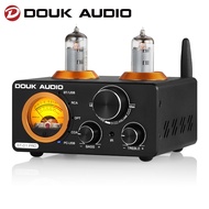 Douk Audio ST-01/ST-01 PRO HiFi Vacuum Tube Power Amplifier Bluetooth 5.0 Stereo Receiver USB DAC COAX/OPT Digital Audio Amp VU Meter 100W+100W