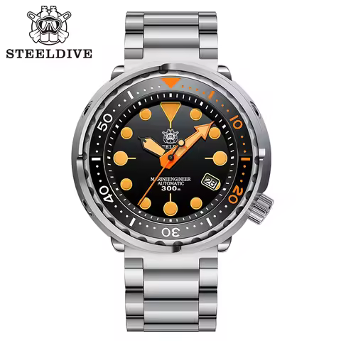 STEELDIVE Brand SD1975V Super Luminous 47.5MM Big Tuna 30Bar Waterproof Sapphire Glass NH35 Sports M