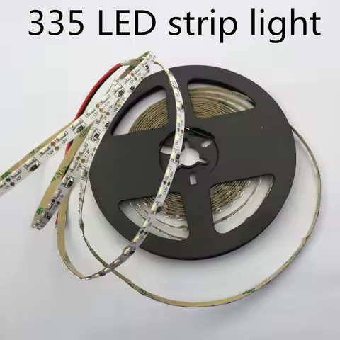 LED 335 Strip Light SMD335 5MM PCB Board 60led/m Warm White Side Emitting 8mm Waterproof Yellow Gree
