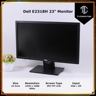 Dell E2318H 23 inch Widescreen LCD 1080P FHD 60Hz VGA DP Refurbished Monitor