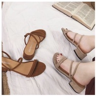 PREFERRED KASUT TUMIT TINGGI HEELS PLATFORM PEREMPUAN KASUT WANITA BEKERJA WEDGES HEUS Lycra Heel (2
