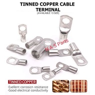 Tinned Copper Cable Lug Wire Connector Battery Terminal  -12/ SC 50-10 / SC 35-8 / SC25-8