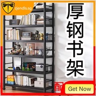 [48H Shipping]Thickened Steel Book Shelf Bookcase Floor Wall Clearance Supermarket Kitchen Shelf Student Only Book Storage HHN9