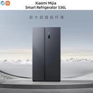 Xiaomi MI Mijia Smart Refrigerator 536L Dual-Open Open Door Air-Cooled Frost-Free Ultra-Thin Frequency Conversion Smart Fridge Refrigerator Embedded Energy-Saving LED Screen Display Household cooling box Silent Gift &amp; 小米 米家 冰箱 536L