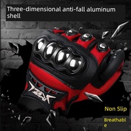 motorcycle gloves gloves Rider Touch Screen Design Electric Motorcycle Riding Gloves Alloy Summer Ri