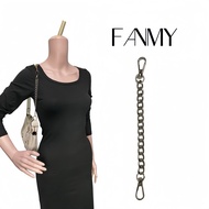 FANMY || 20cm silver bag chain includes hook | IMPORTED BAG CHAIN | Sling bag chain | Bag chain | Ir