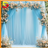 High-quality 2-layer curtain backdrop, luxury event decoration curtain, birthday event decoration cu