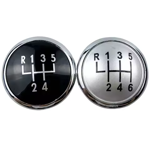 For Volkswagen VW Polo 9N 9N2 (2002-2010) Gear Shift Knob Speed Number Emblem Badge Car Styling Acce