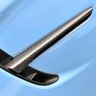 2PCS Carbon Fiber Car Front Bumper Side Fender Air Vent Grille Cover Outlet Duct For BMW F80 M3 2014