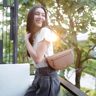 Burberry olympia小號 埃倫匹亞米色腋下包半月包26*13*6cm 99新配件塵袋