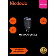 Mcdodo CH-218 30W 3-Port Digital Display Fast Charger