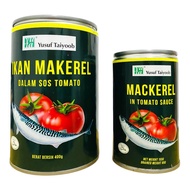 SARDIN YUSUF TAIYOOB MACKEREL/HALAL/SARDIN MACKEREL DALAM SOS TOMATO/SARDINES IN TOMATO SAUCES