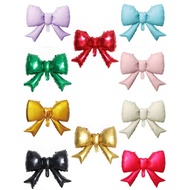 Happy birthday theme Bowknot Christmas Bow 21 inches party decoration aluminum foil balloon
