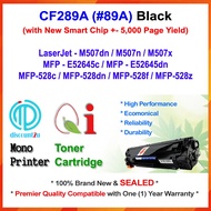 Qi HP CF289A #89A M507 MFP-507 MFP-528 MFP-E52645 Toner Compatible * with New Smart Chip *