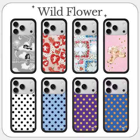 Wildflower ins Rachel Sennott Phone Case for iPhone 17 16 15 14 13 12 Pro Max Plus WF Fashion Girl M