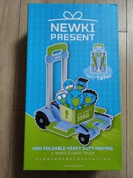 ：Newki 迷你便攜折疊輕鬆購物拉貨承重四輪手拉推車