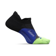 FEETURES ELITE ULTRA LIGHT NO SHOW TAB-BLACK NEON-Running Socks