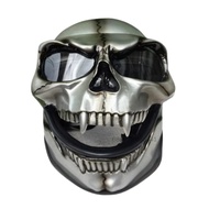 หมวกกันน็อก Skull Necromancer พร้อมแว่นตาปกหัวปกฮัลโลวีนปาร์ตี้ชุดคอสเพลย์ฮาโลวีน GHD-TH