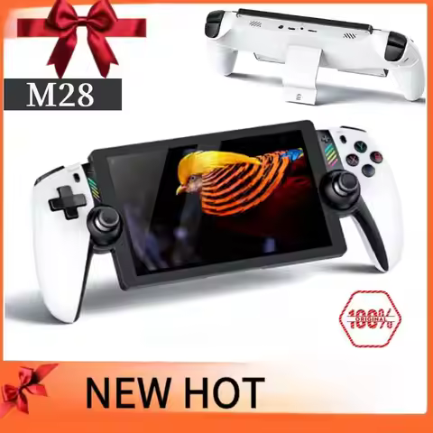 M28 Retro Handheld Video Game Console, ARMMali-G52, 7.1 Inch IPS Screen Classic Portable Pocket Vide
