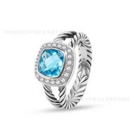 David XX Yurman Simple Zircon Ring Popular Button Ring DR21