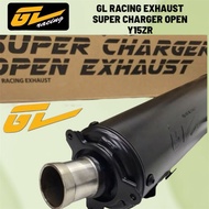 GL RACING EXHAUST SUPER CHARGER OPEN Y15ZR, LC135 100% ORIGINAL