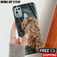 Case Hp Infinix Hot 9 Play Terbaru - Laris Custom Premiun 3D - Kucing S-02 - Silikon Hp Infinix Hot 9 Play - Casing Hp Infinix Hot 9 Play - Softcase Infinix Hot 9 Play - Kesing Hp Infinix Hot 9 Play - Bisa COD