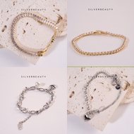 4 Designs Limited Quantity Code SILV45.- Silver beauty Assorted Bracelets Various Styles BCD & BCS