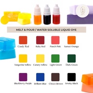 Liquid Soap Colorants - Melt & Pour Soap Color - Liquid Dye - Cosmetics