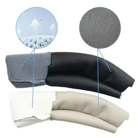 Leather Headphone Replacement Headband Protector Repair Parts Kit Protective Cover Head Beam Pad for