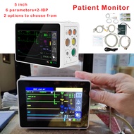 PMS1 5 inch Adult Child Neonate use portable 6-parameter monitor ECG/NIBP/PR/SPO2/RESP/TEMP patient 
