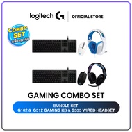 Logitech Set G512 (CLICKY) Carbon Mechanical Gaming Keyboard RGB GX Blue (Advanced Keyboard) + G102 