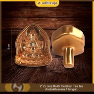 Mold/ Tsa Mold Avalokitesvara 4 arms 2" (5 cm)