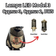 tomi lampu LED lamp motorcycle yamaha cygnus Bws model 3