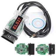 ยานยนต์ Obd2เครื่องสแกนเนอร์ Els27สายวินิจฉัยยานยนต์ Obd2เครื่องสแกนเนอร์ Elm327 V1.5 Els27 Forscan 