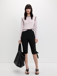 [Pomelo] กางเกงคาปรีดีเทลผูกโบว์ / Bow Tie Capri Pants