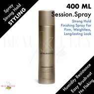 KEVIN.MURPHY SESSION.SPRAY Strong Hold Finishing Spray 400ml - Fast-Dry Formula Re-workable Humidity Resistance Great Holding Memory Weightless Natural Ingredients