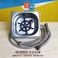 Jug Rinser - Pitcher Countertop Cleaner Steam Jug Barista Cafe Cleaner