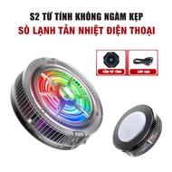 Quạt tản nhiệt điện thoại Memo CX07 CX10 CX12 J86 Pro S2 sò lạnh từ tính màn hình hiển thị nhiệt độ 