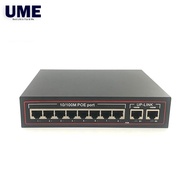 8PE2G 8 Port POE 2 Uplink 802.3af 10/100M+2UL GB / 90W Network LAN Switch