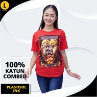 MERAH RED SINGOBARONG T-SHIRT RED REOG T-SHIRT/ RED REYOG T-SHIRT/ RED PONOROGO T-SHIRT RED CULTURE 