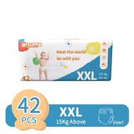 BESUPER Ultra thin baby Diaper pant XXL 42pcs/bag