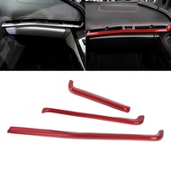Car Center Control Panel Dashboard Strips Trim Carbon Fiber Central Strip Compatible with C8 Z51 Z06