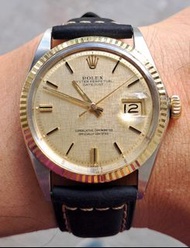 勞力士 Rolex Datejust 1601 香檳金布紋面