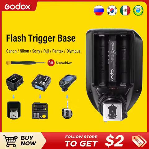 Godox X2T Trigger Hot Shoe XPROll -/C/N/S/F /O/P X3 X2T Replace Accessories for Canon Nikon Sony Fuj