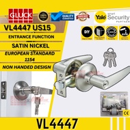 Yale VL4447 Essential Series Tubular Lever Handle Set (Door Handle) tombo rumah lever handle yale
