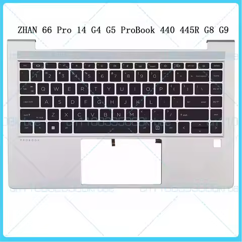 Original for HP ZAN66 PRO 14 G4 G5 440 G8 G9 445R C case keyboard M23769-001