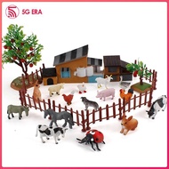 [Wishshopeezzxh] Farm Figurines Playset 21Pcs Farm Figurines Farm Animals Set for Party Christmas Ea
