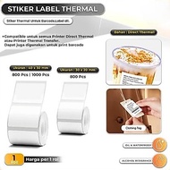 Thermal Label Paper Available in Sizes 30x20mm - 40x30mm - 50X30mm - 60X40mm Durable/, Easy to Use, 