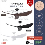 [NEW LAUNCH] FANCO Huracan - 52" Energy Saving DC Motor Ceiling Fan with Remote Control and Temperature Sensor Control